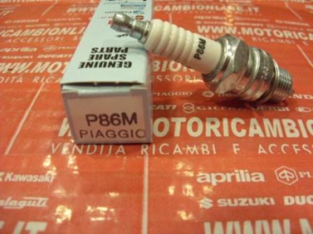 motoricambionline - motoricambionline cdkmotors - CANDELA Piaggio PASSO  CORTO Vespa Ape Ciao SI Bravo Boxer Grillo CHAMPION P86M C